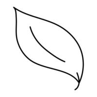 Creative design icon of leaf vector