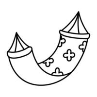 Modern design icon of hammock vector