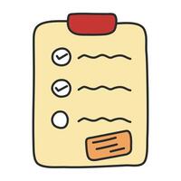 Perfect design icon of list vector