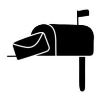 Modern design icon of letterbox vector