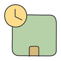 Perfect design icon of delivery time vector