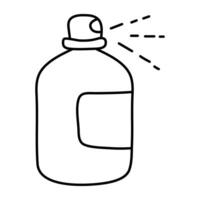 un icono de diseño perfecto de botella de spray vector