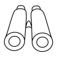 A beautiful design icon of binocular vector