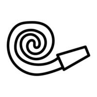 Perfect design icon of party blower vector