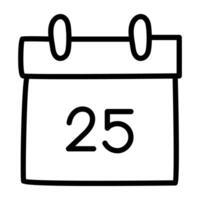 Perfect design icon of party calendar vector