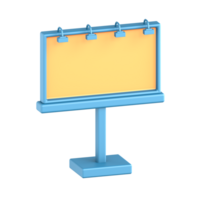 3d illustratie stad aanplakbord png