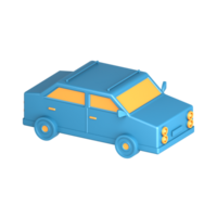 3D Illustration City car png