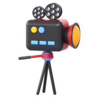 3D Illustration Cinema film projector png