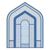 window of the mosque vector