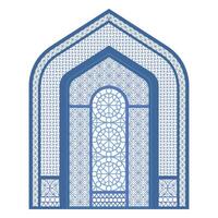 window of the mosque vector