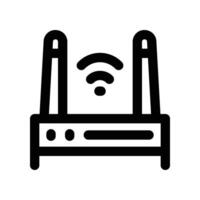 router icon. vector line icon for your website, mobile, presentation, and logo design.