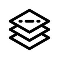 layer icon. vector line icon for your website, mobile, presentation, and logo design.