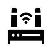 router icon. vector glyph icon for your website, mobile, presentation, and logo design.