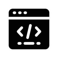 development icon. vector glyph icon for your website, mobile, presentation, and logo design.