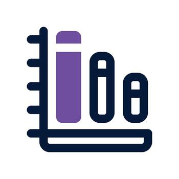 decrease icon. vector dual tone icon for your website, mobile, presentation, and logo design.