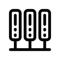 server system icon. vector line icon for your website, mobile, presentation, and logo design.