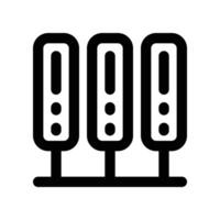 server system icon. vector line icon for your website, mobile, presentation, and logo design.