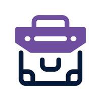 briefcase icon. vector dual tone icon for your website, mobile, presentation, and logo design.