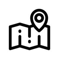 map icon. vector line icon for your website, mobile, presentation, and logo design.