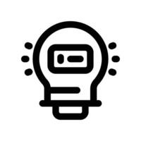 idea icon. vector line icon for your website, mobile, presentation, and logo design.