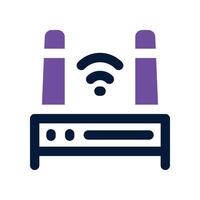 router icon. vector dual tone icon for your website, mobile, presentation, and logo design.