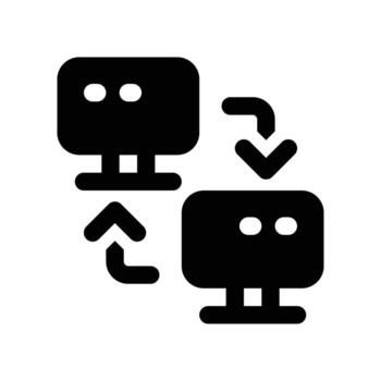 local red icono. vector glifo icono para tu sitio web, móvil, presentación, y logo diseño.