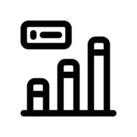 analytic icon. vector line icon for your website, mobile, presentation, and logo design.