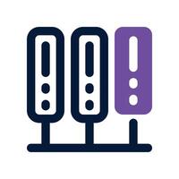 server system icon. vector dual tone icon for your website, mobile, presentation, and logo design.