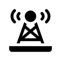 antenna icon. vector glyph icon for your website, mobile, presentation, and logo design.