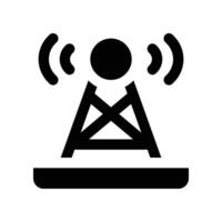 antenna icon. vector glyph icon for your website, mobile, presentation, and logo design.