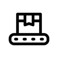 conveyor icon. vector line icon for your website, mobile, presentation, and logo design.