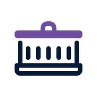 container icon. vector dual tone icon for your website, mobile, presentation, and logo design.