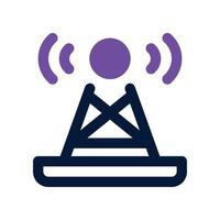 antenna icon. vector dual tone icon for your website, mobile, presentation, and logo design.