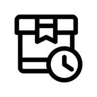 fast delivery icon. vector line icon for your website, mobile, presentation, and logo design.