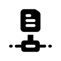 file icon. vector glyph icon for your website, mobile, presentation, and logo design.