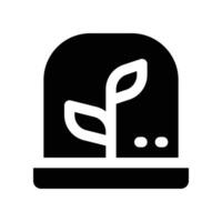 incubator plant icon. vector glyph icon for your website, mobile, presentation, and logo design.