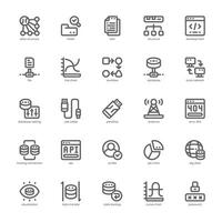 Data Science icon pack for your website, mobile, presentation, and logo design. Data Science icon outline design. Vector graphics illustration and editable stroke.