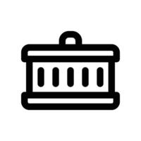 container icon. vector line icon for your website, mobile, presentation, and logo design.