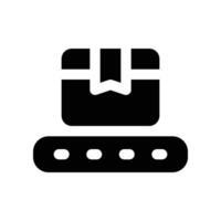 conveyor icon. vector glyph icon for your website, mobile, presentation, and logo design.
