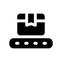 conveyor icon. vector glyph icon for your website, mobile, presentation, and logo design.