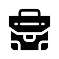 briefcase icon. vector glyph icon for your website, mobile, presentation, and logo design.