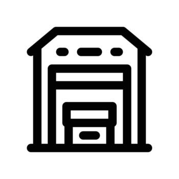 warehouse icon. vector line icon for your website, mobile, presentation, and logo design.