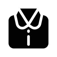 shirt icon. vector glyph icon for your website, mobile, presentation, and logo design.