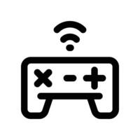 gamepad icon. vector line icon for your website, mobile, presentation, and logo design.