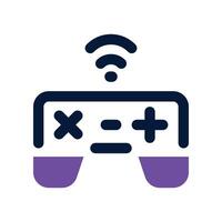 gamepad icono. vector doble tono icono para tu sitio web, móvil, presentación, y logo diseño.