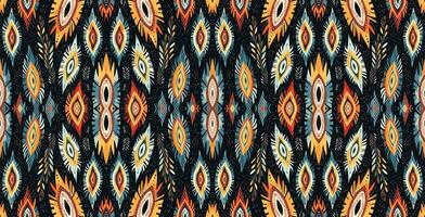 un sin costura patrón, geométrico tribal patrones, geométrico batik, ikat sin costura, azteca estilo , étnico boho sin costura patrón, lujo decorativo textil patrón., tela, cortina, alfombra, batik bordado vector