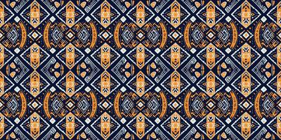 A seamless pattern, geometric tribal patterns, geometric batik, Ikat seamless, aztec style , ethnic boho seamless pattern, luxury decorative textile pattern., fabric, curtain, carpet, Batik Embroidery vector