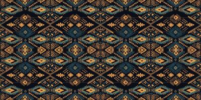 A seamless pattern, geometric tribal patterns, geometric batik, Ikat seamless, aztec style , ethnic boho seamless pattern, luxury decorative textile pattern., fabric, curtain, carpet, Batik Embroidery vector