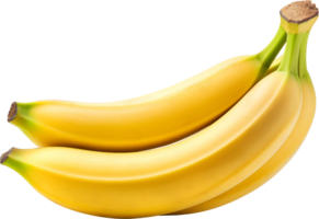 ai generato Banana frutta tagliare su png