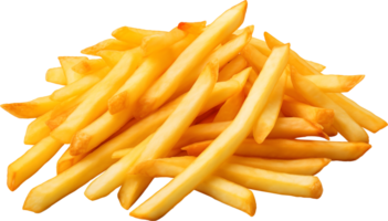 AI generated Potato fry isolated background, PNG